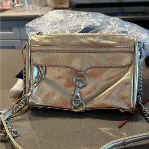 Gold Metallic Rebecca Minkoff Crossbody Bag